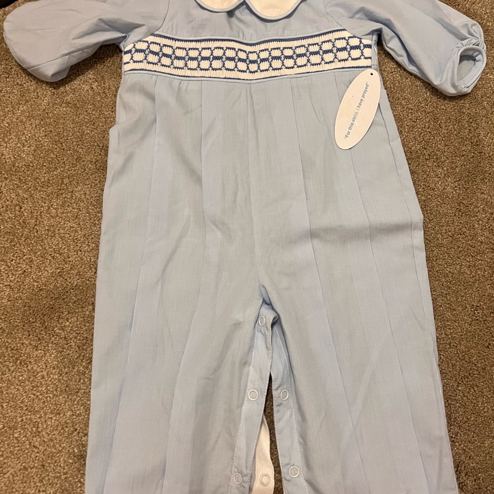 Charming Light Blue Kids Bodysuit